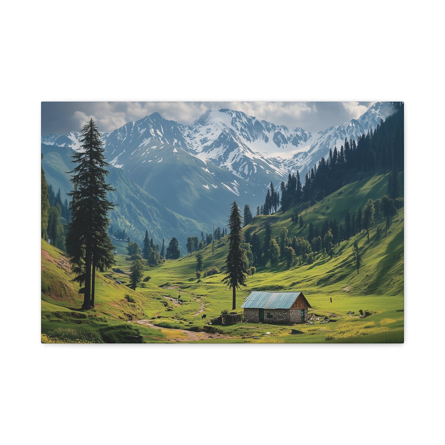 House in the Valley Canvas