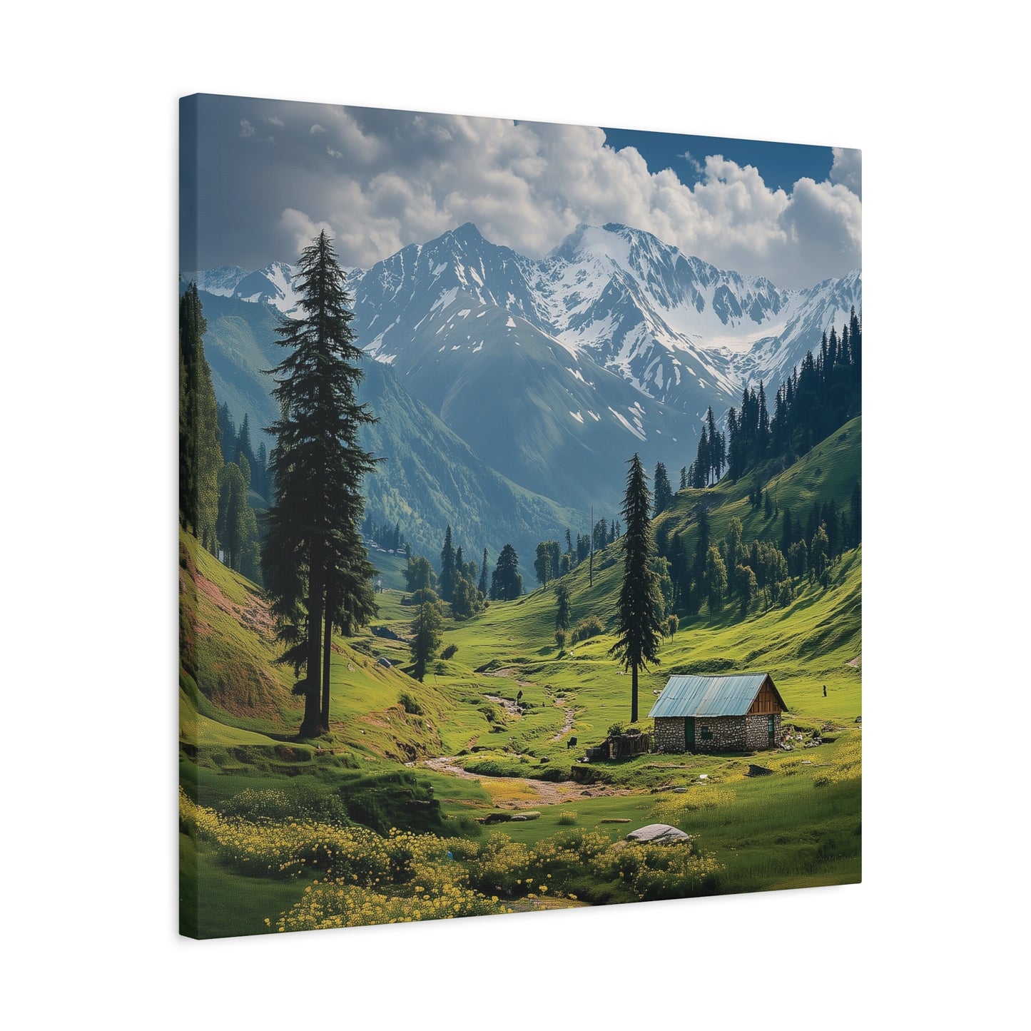 House in the Valley Canvas