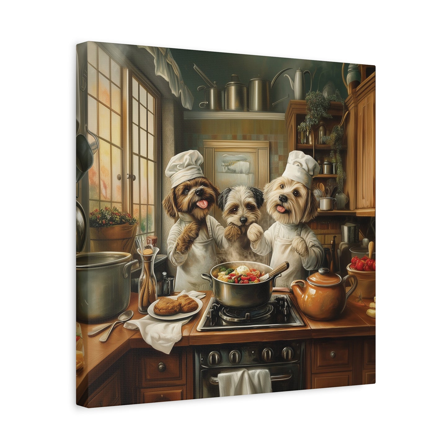 Doggy Chefs Canvas