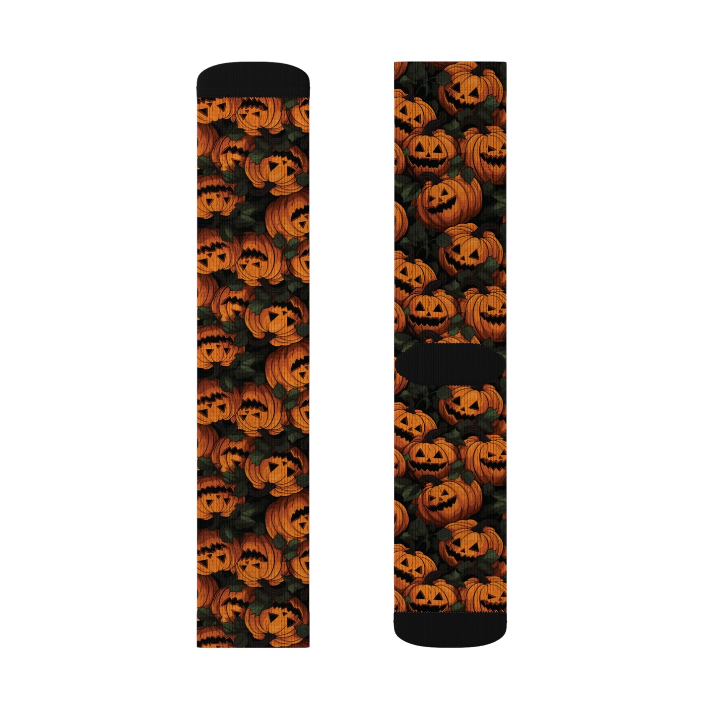 Halloween Jack-O'-Lantern Socks