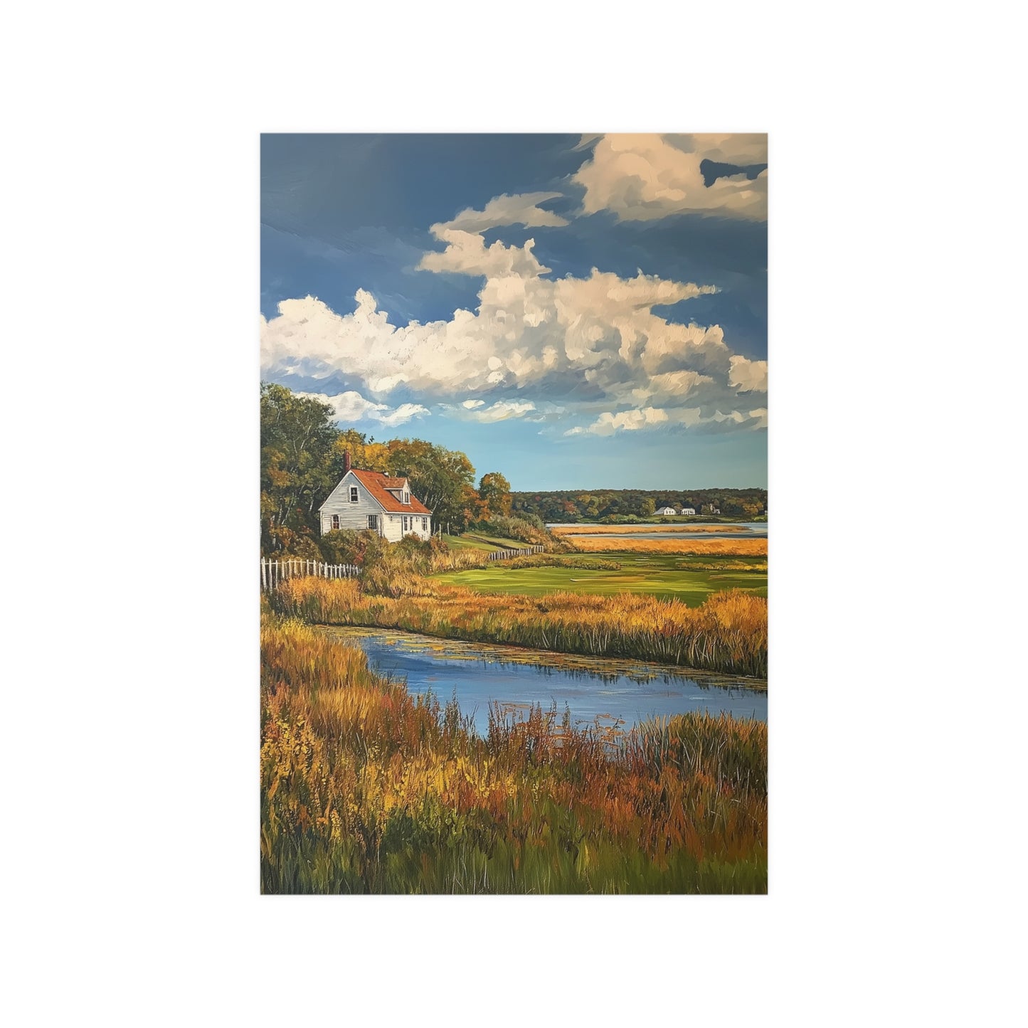 House in the Flood Plains Poster