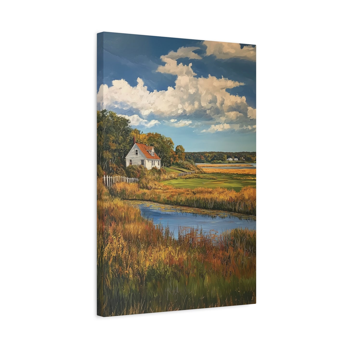 House in the Floodplains Canvas