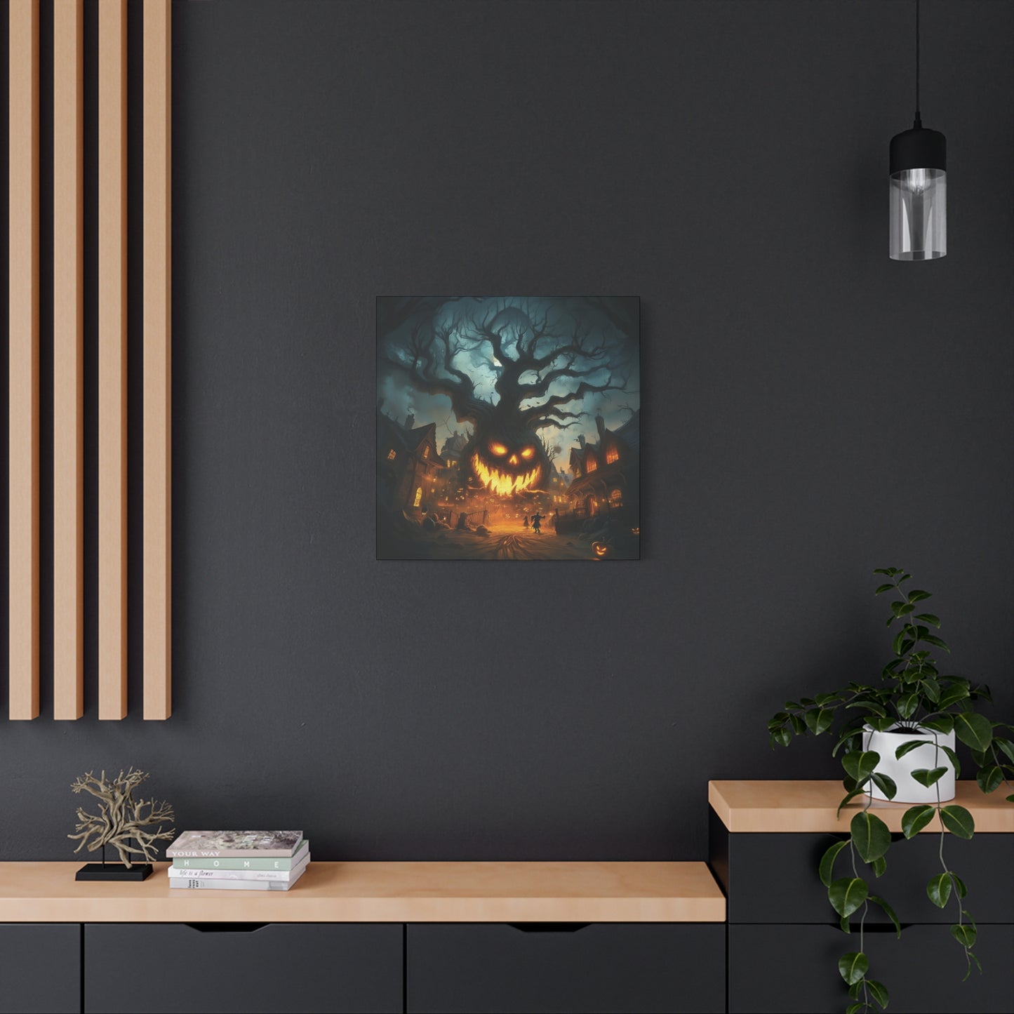 Halloween Tree Canvas