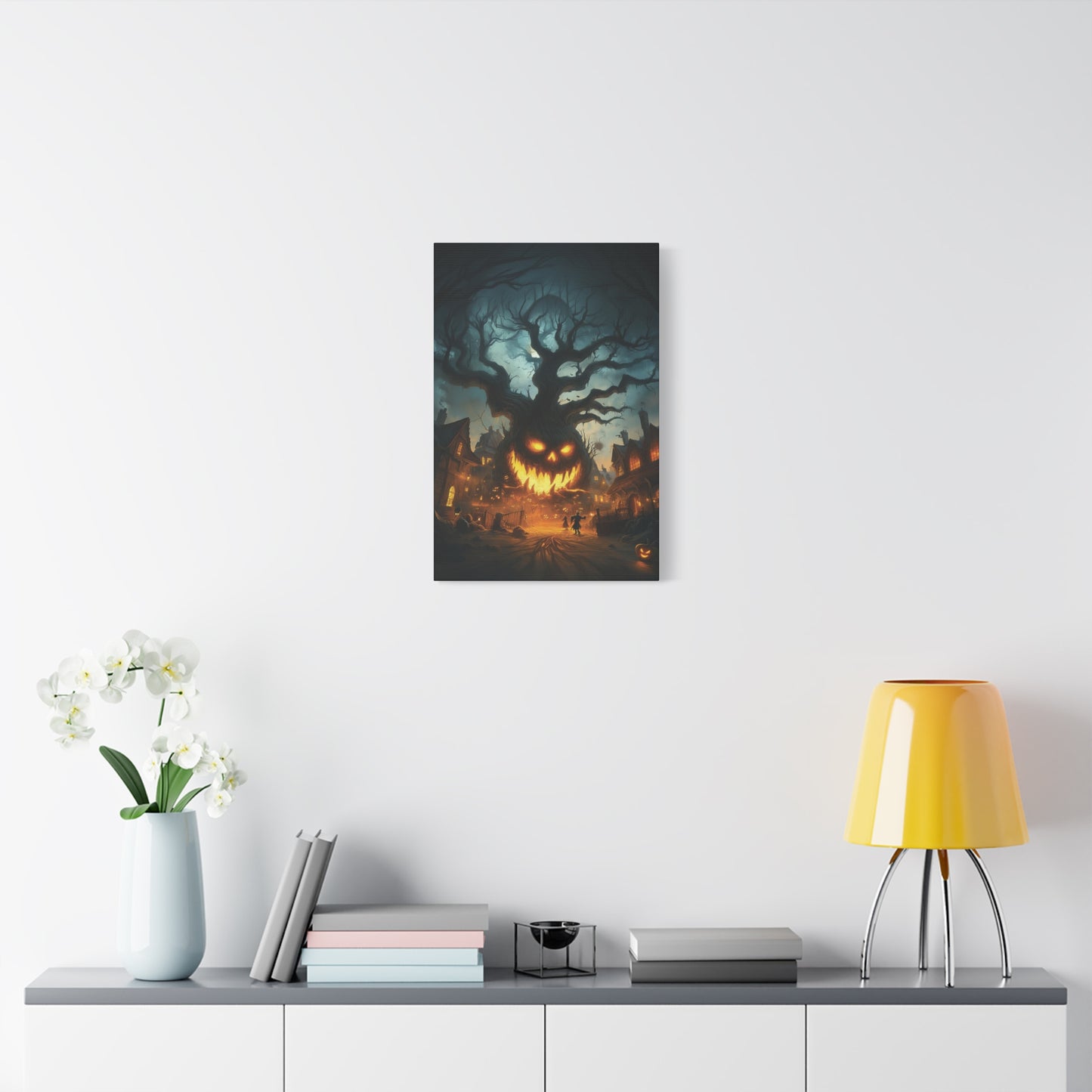 Halloween Tree Canvas