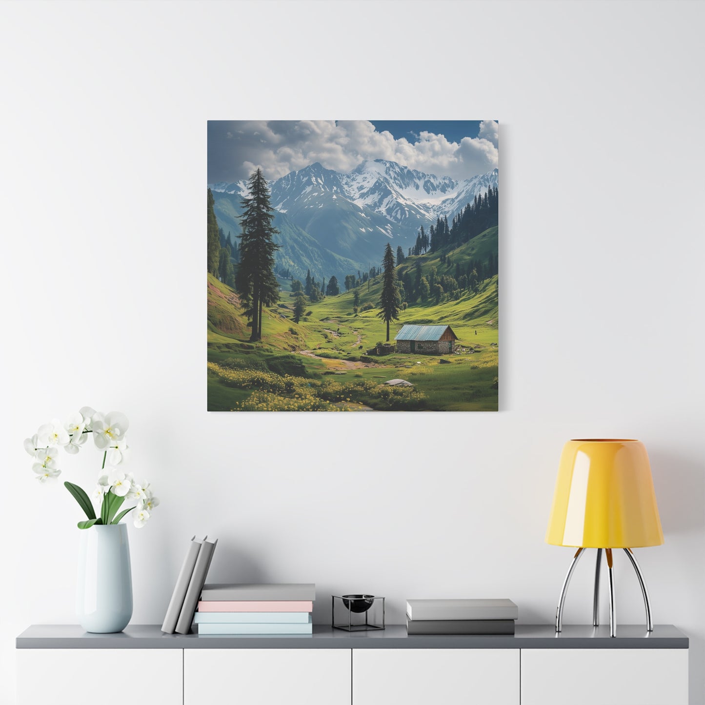 House in the Valley Canvas