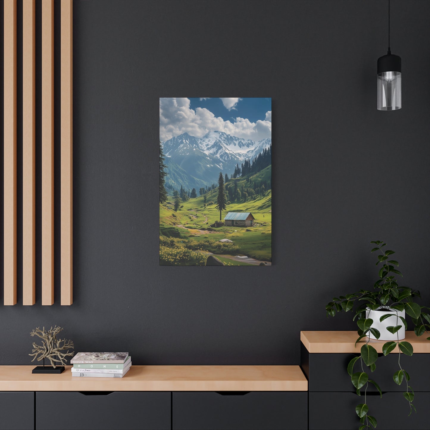 House in the Valley Canvas