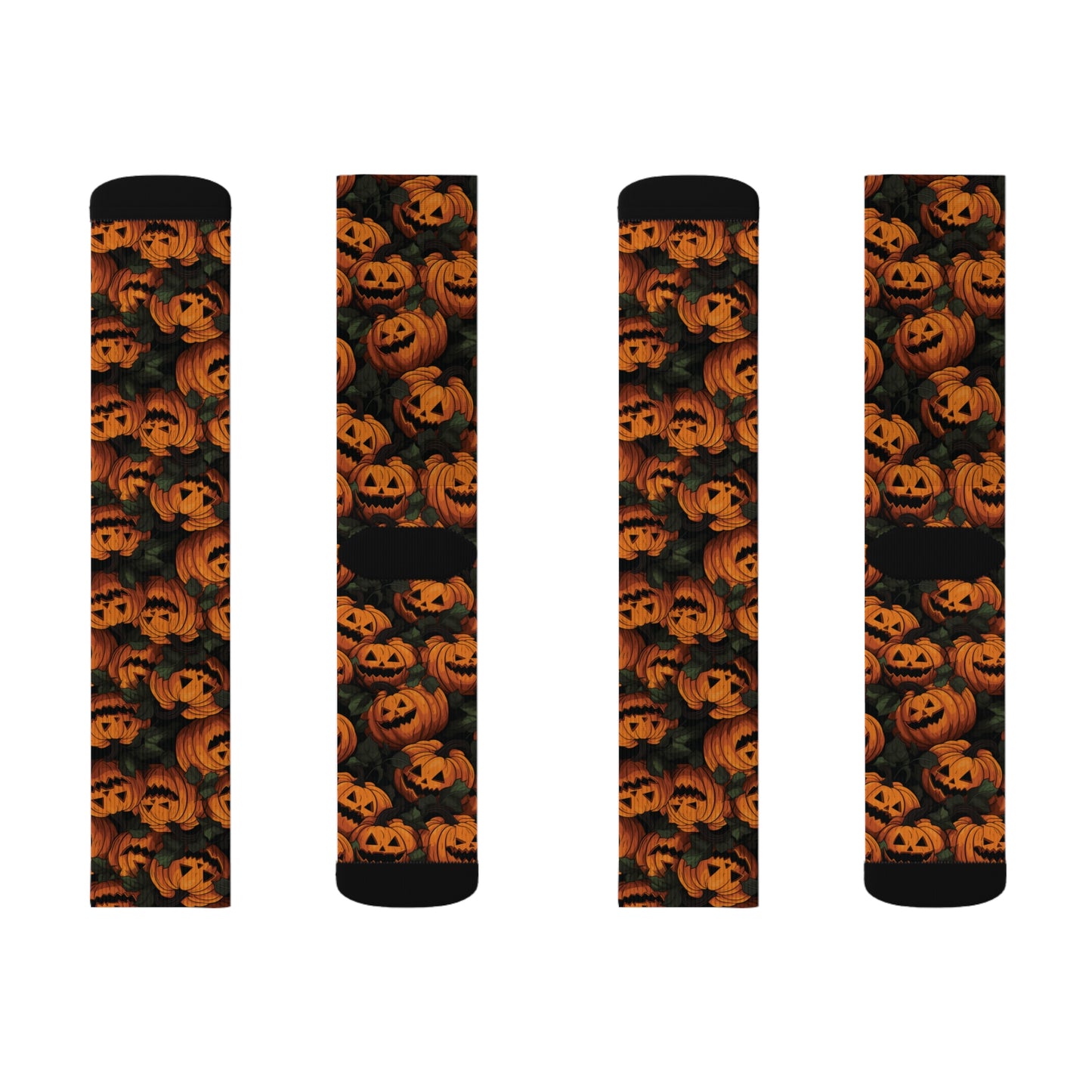 Halloween Jack-O'-Lantern Socks