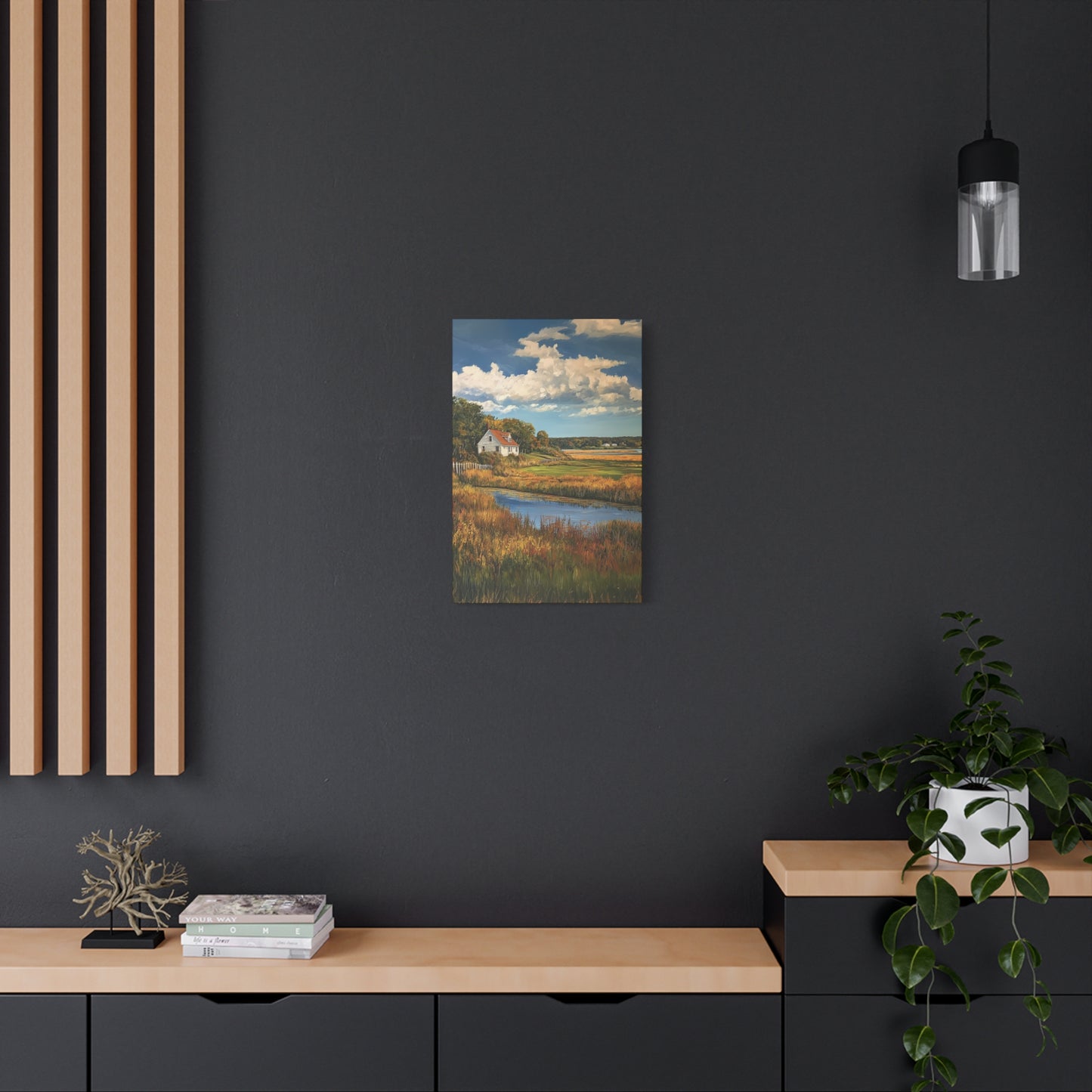 House in the Floodplains Canvas