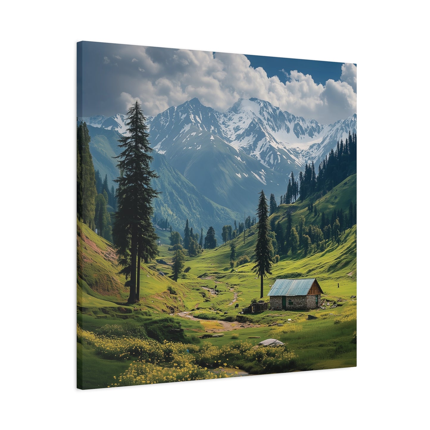 House in the Valley Canvas