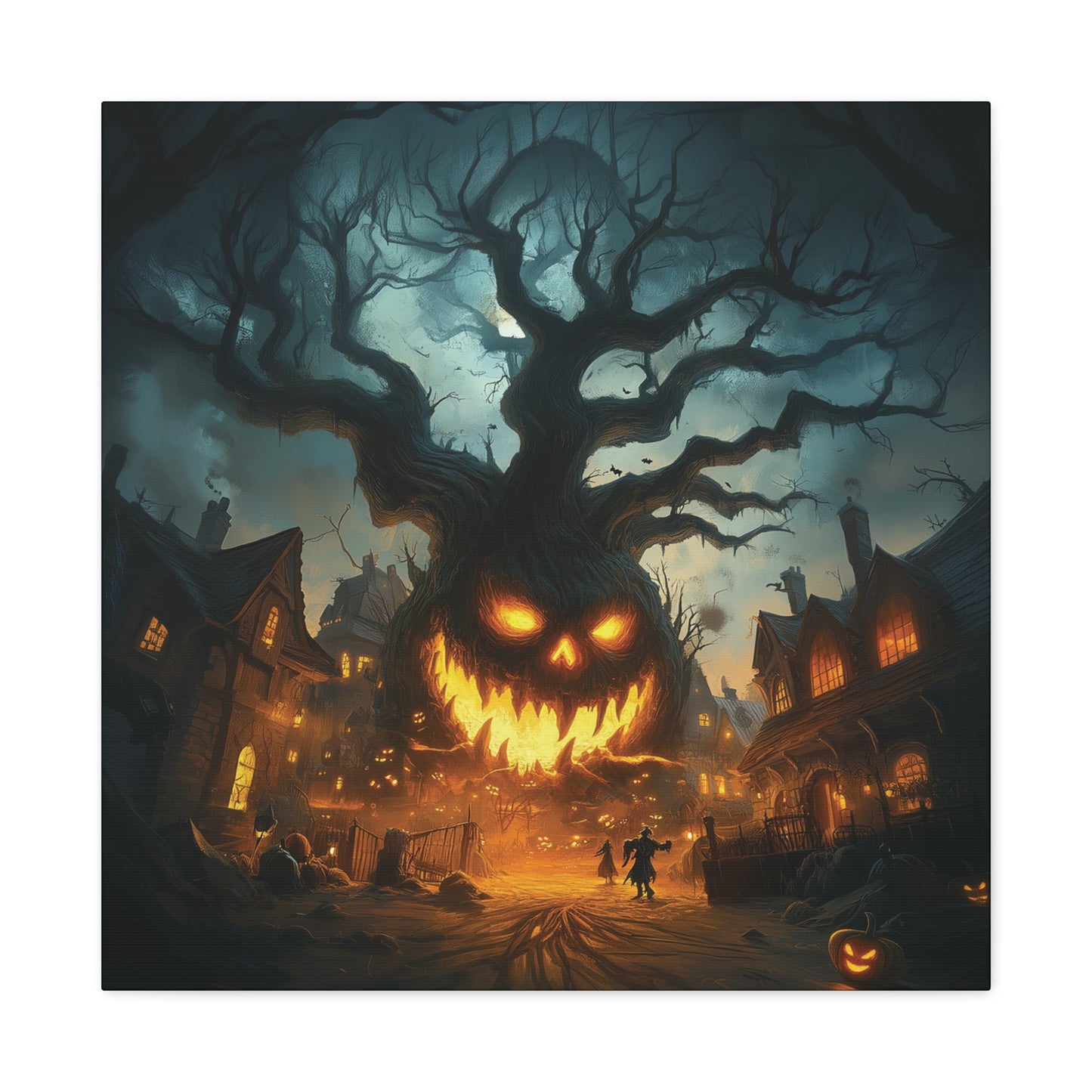 Halloween Tree Canvas