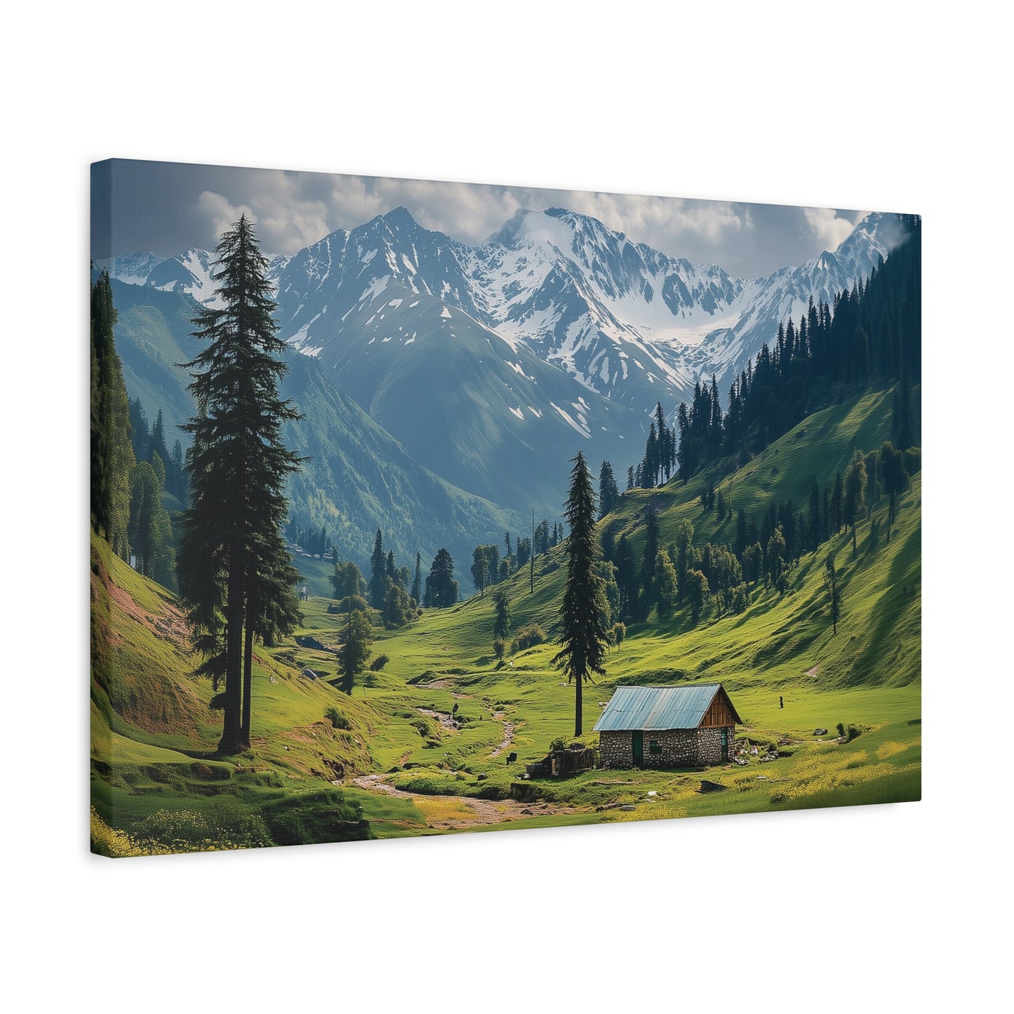 House in the Valley Canvas