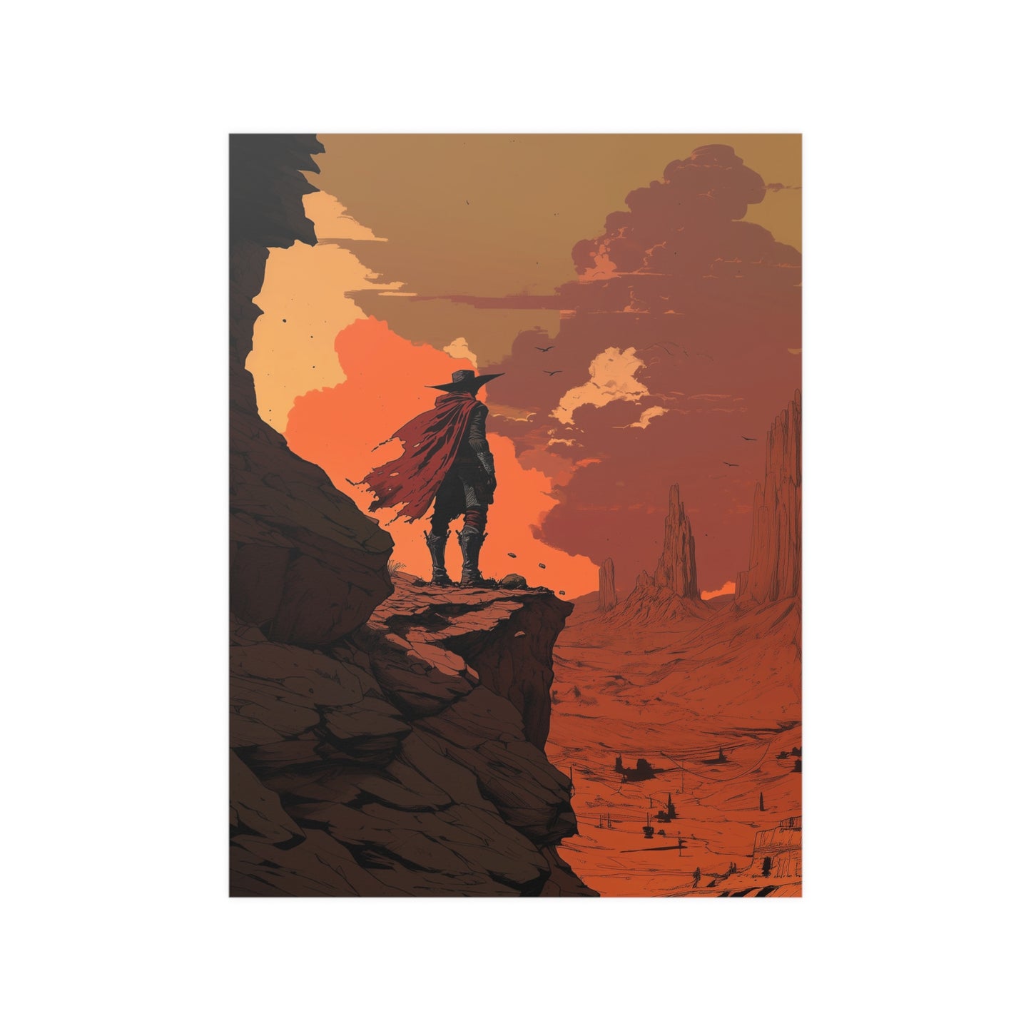 Lone Gunslinger Poster