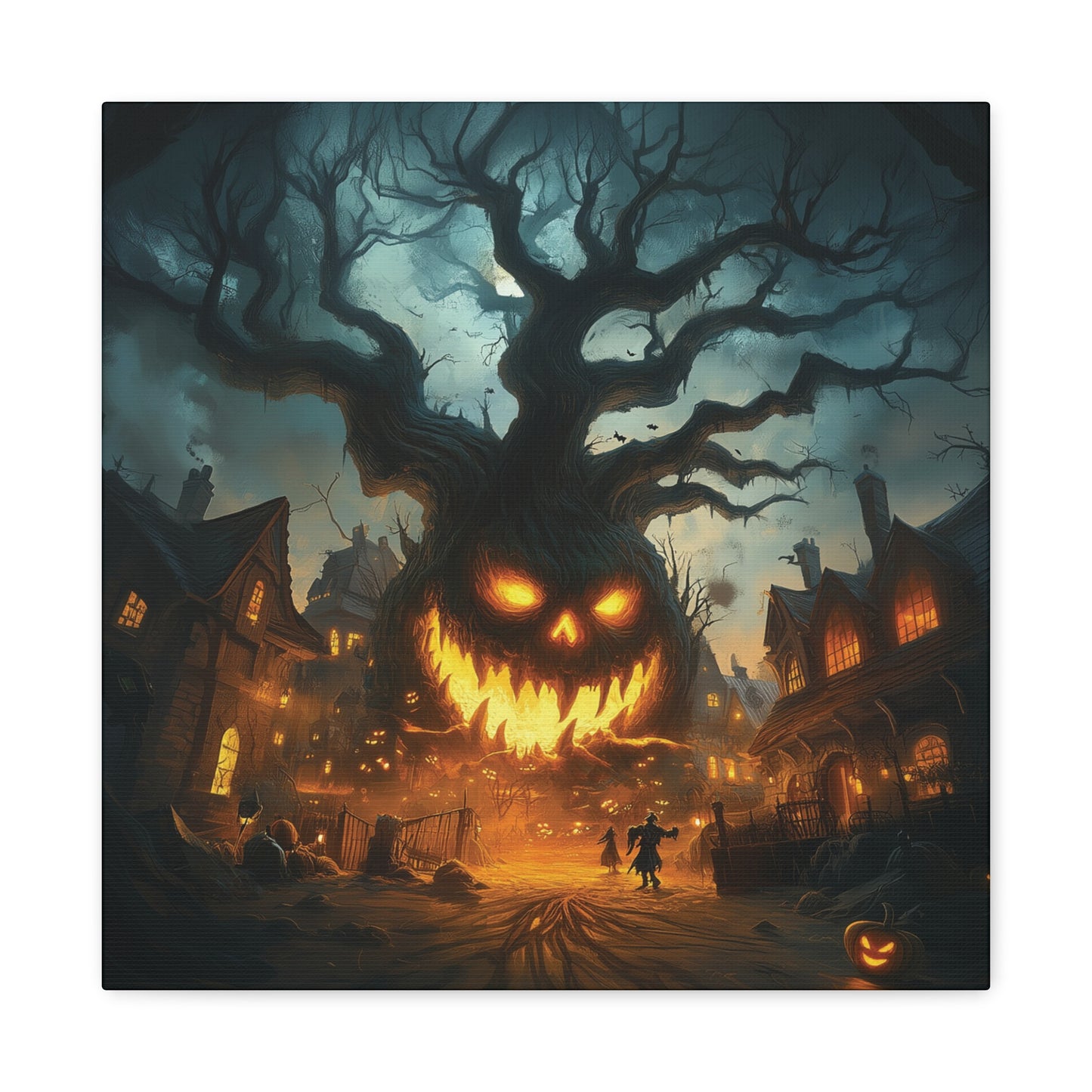 Halloween Tree Canvas