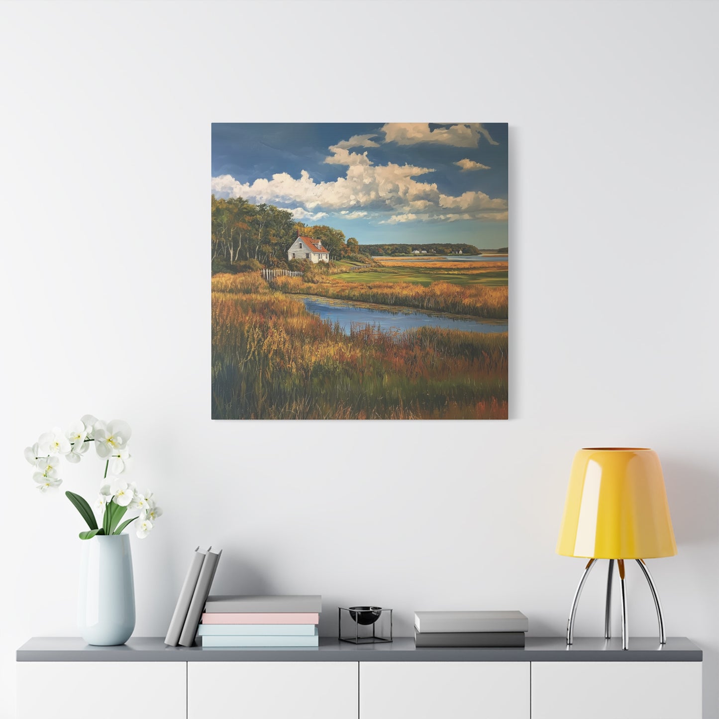 House in the Floodplains Canvas