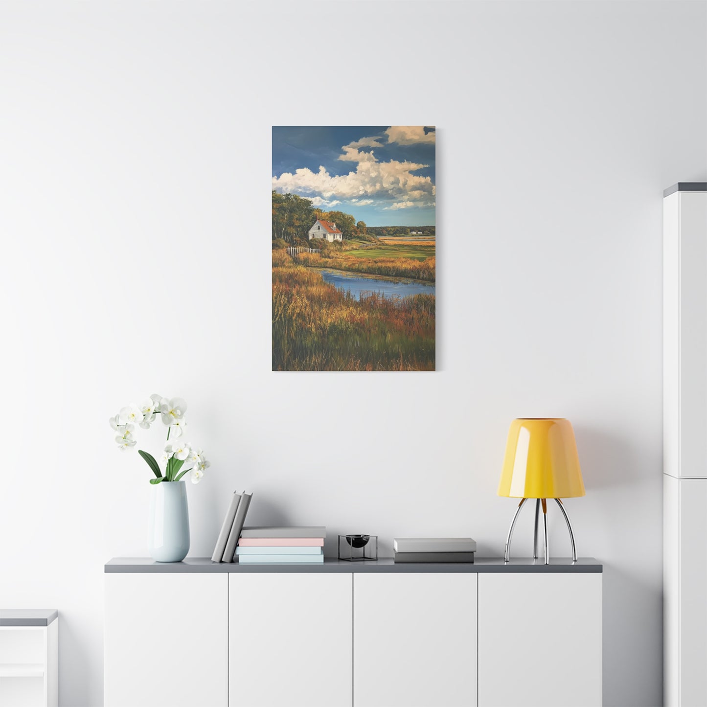 House in the Floodplains Canvas