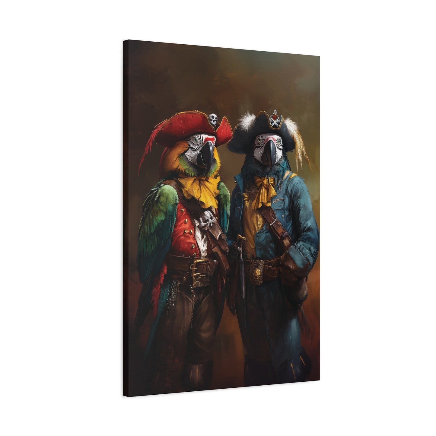 Parrot Pirates Canvas