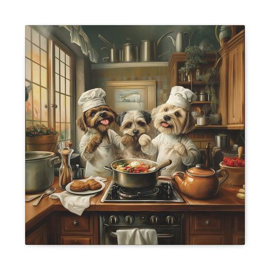 Doggy Chefs Canvas