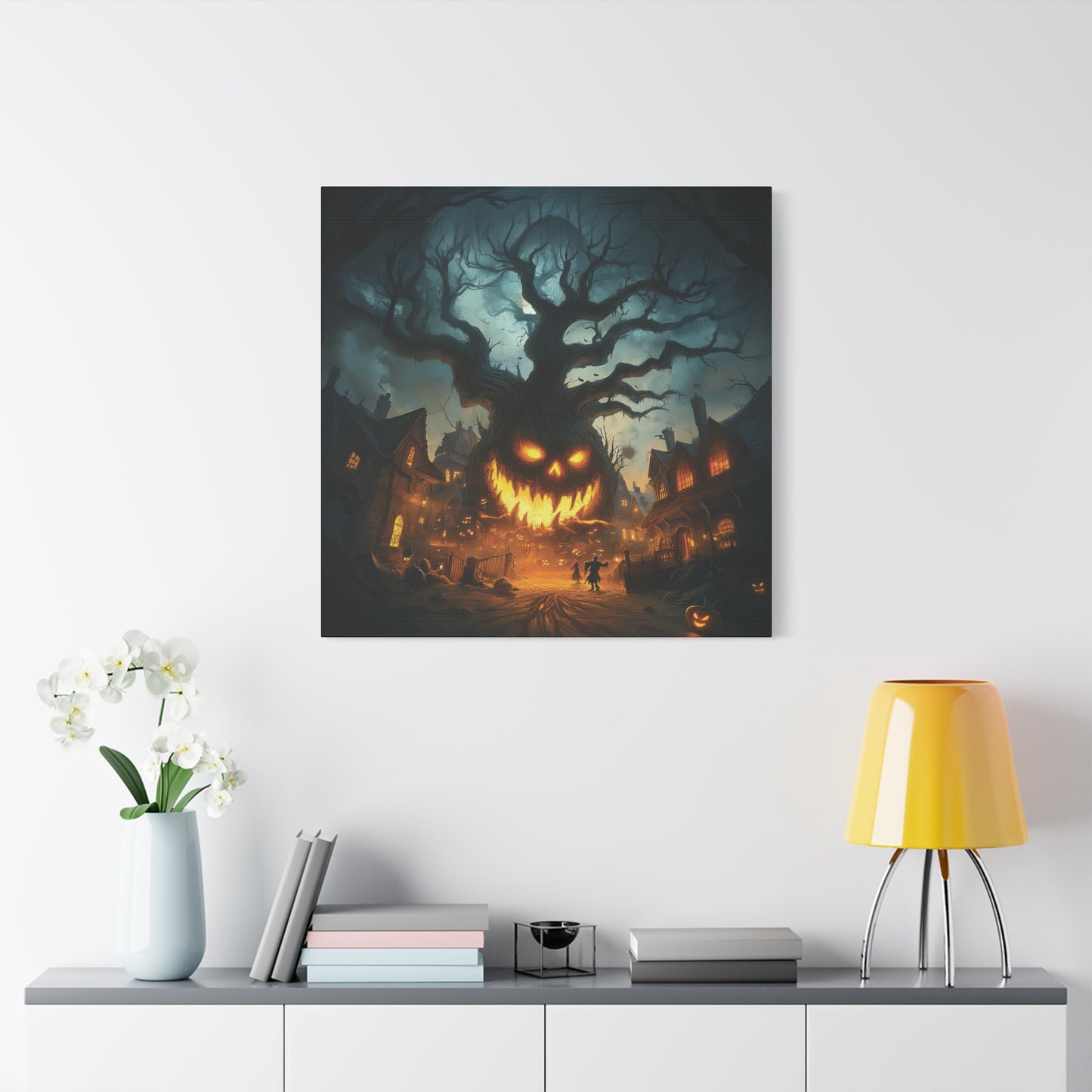 Halloween Tree Canvas