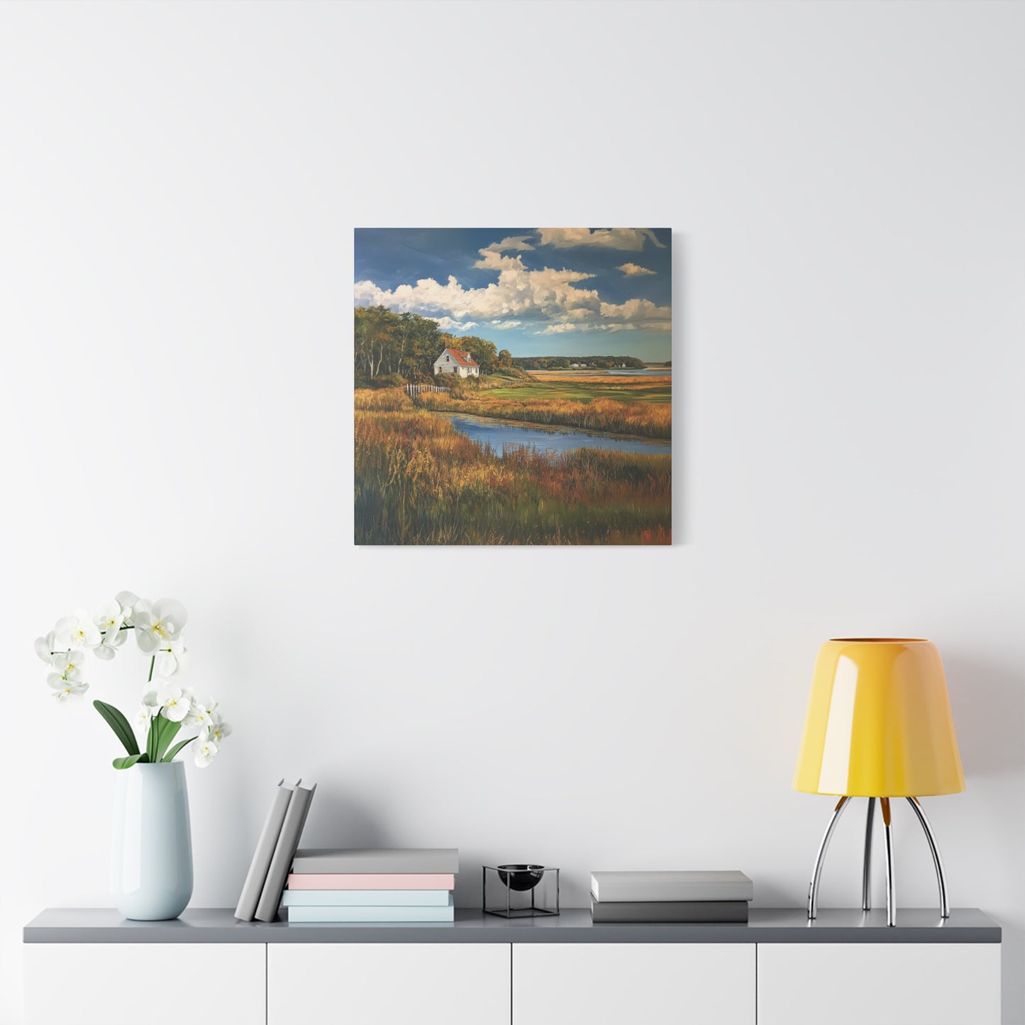 House in the Floodplains Canvas