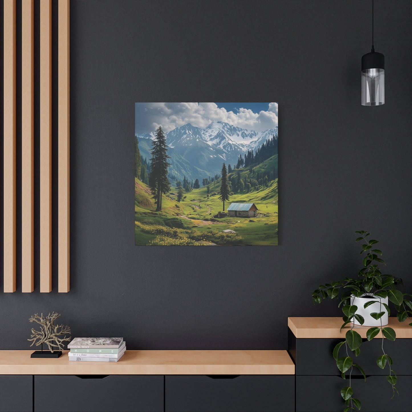 House in the Valley Canvas