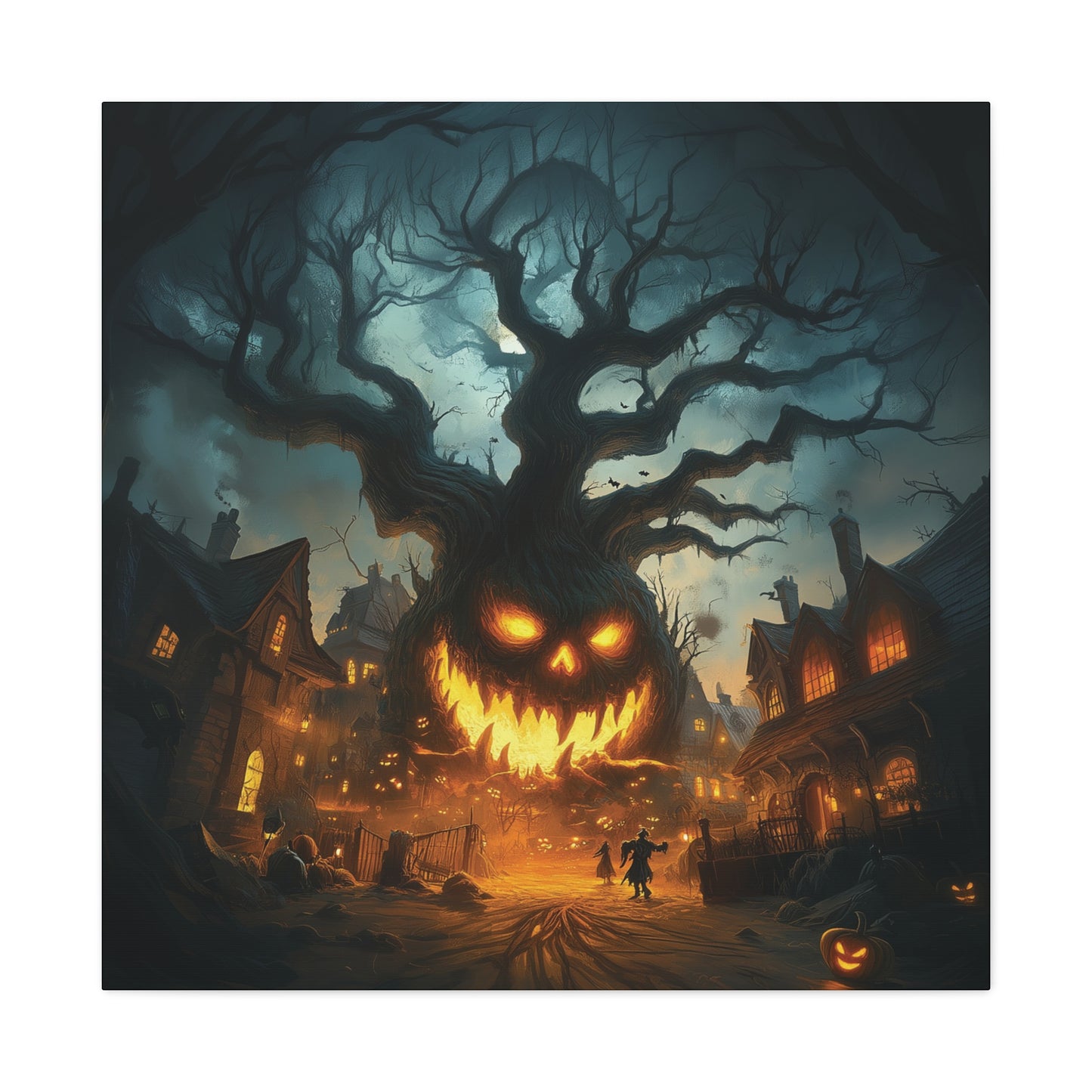 Halloween Tree Canvas